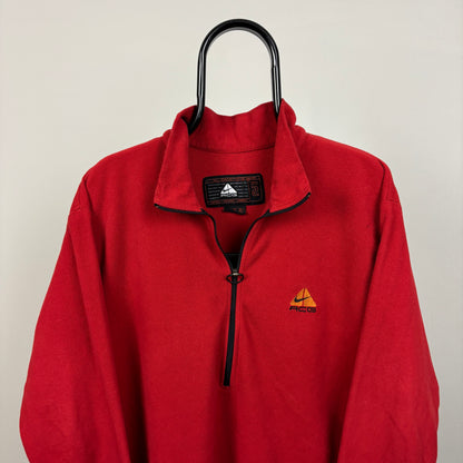 90s Nike ACG Fleece Sweatshirt Red XL