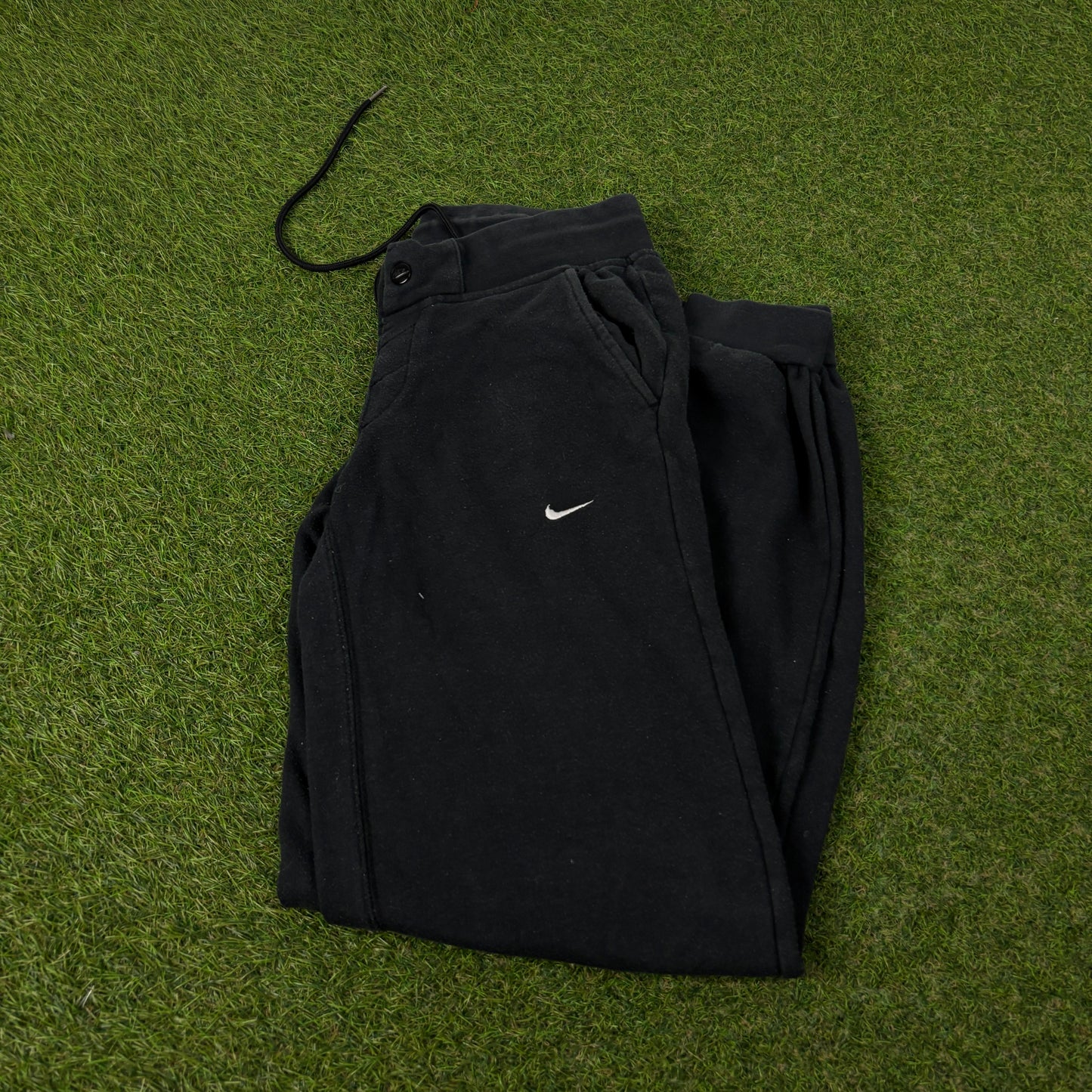 00s Nike Cotton Joggers Black Small