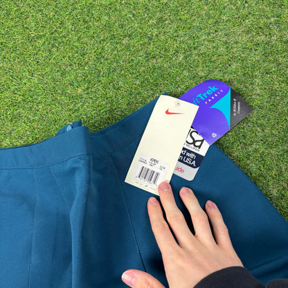 90s Nike Challenge Court Tennis Skirt Blue Large