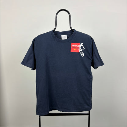 00s Nike Biking T-Shirt Blue Medium