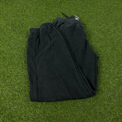 00s Nike Wide Leg Cotton Joggers Black XS