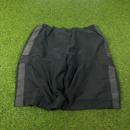 00s Nike Piping Shorts Black Large
