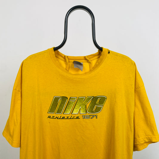 00s Nike Oversized T-Shirt Yellow XL