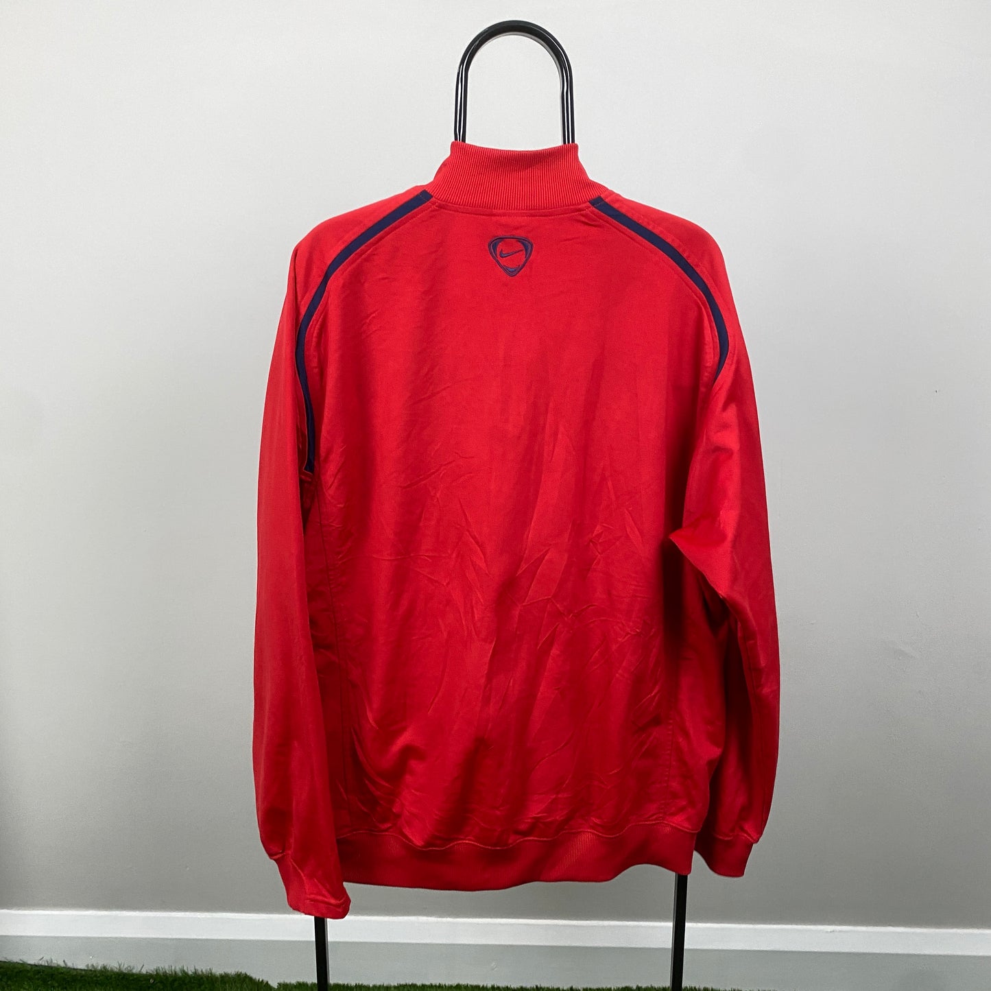 00s Nike Barcelona Windbreaker Jacket Red XL