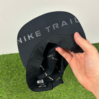 00s Nike Trail AW84 5 Panel Hat Black