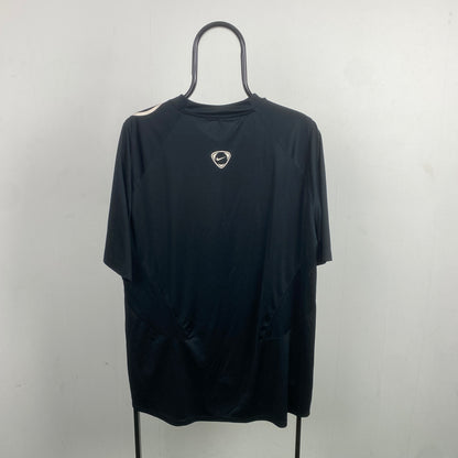 00s Nike T90 Football Shirt T-Shirt Black Large