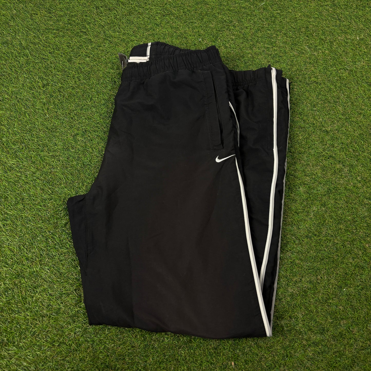 00s Nike Piping Joggers Black Small