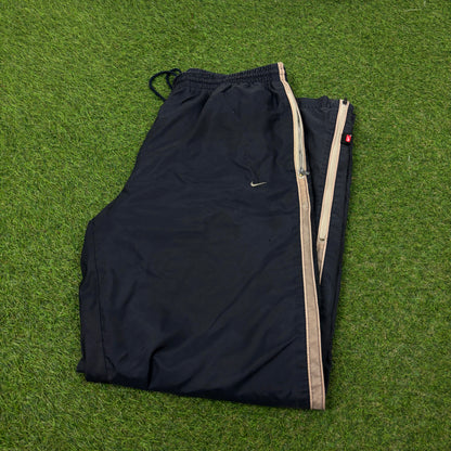 00s Nike Piping Joggers Blue Large