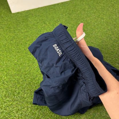 90s Nike Brazil Joggers Blue Small