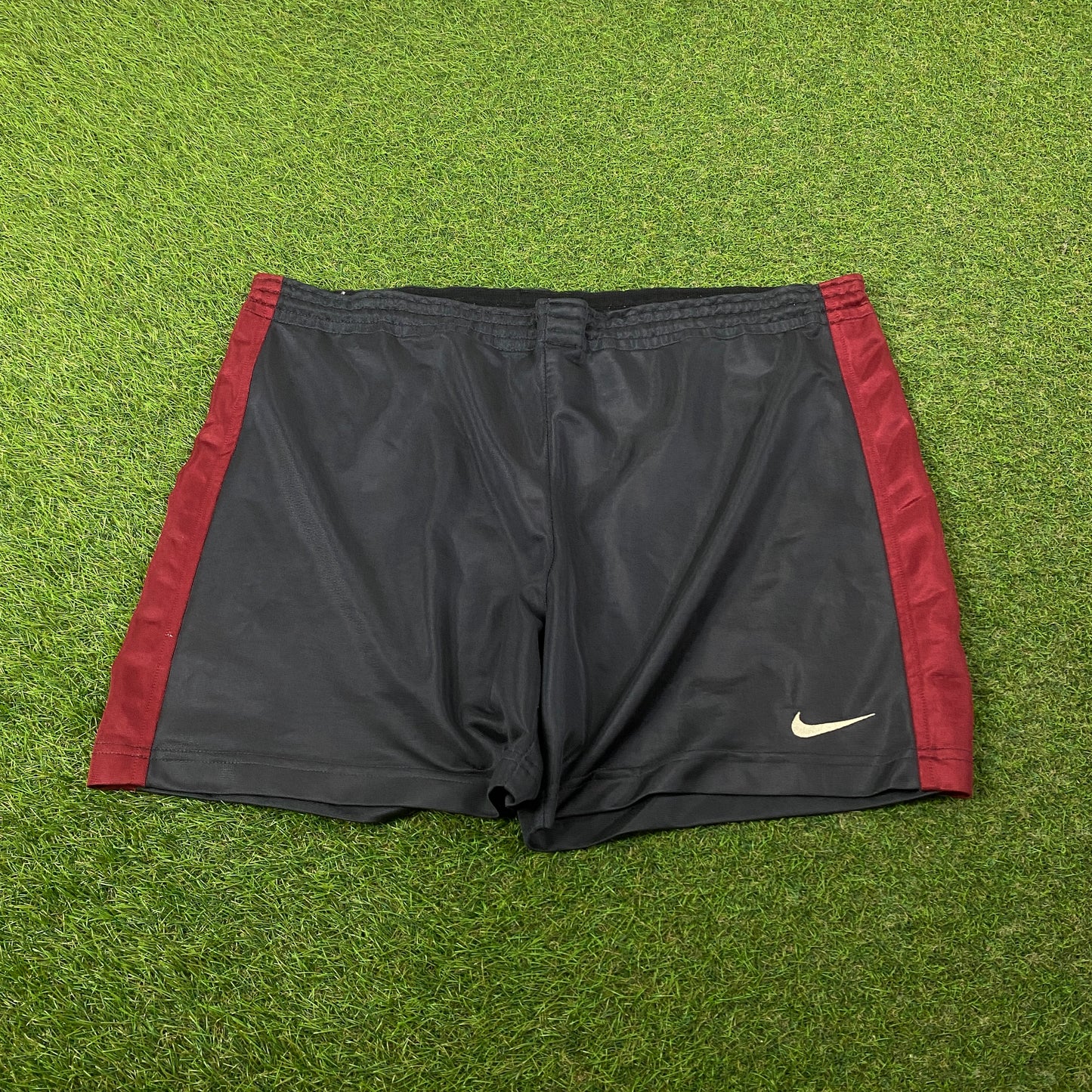 00s Nike Football Shorts Grey Small