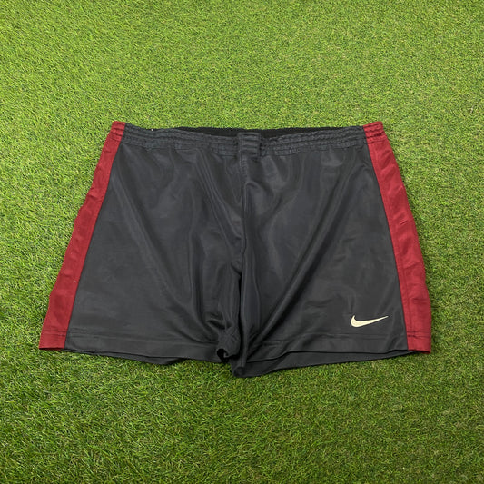 00s Nike Football Shorts Grey Small