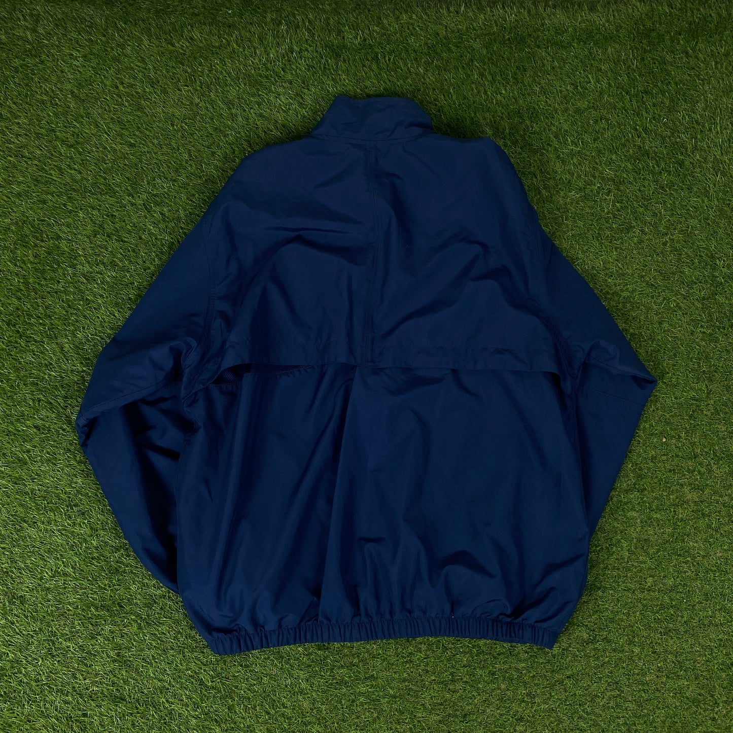 00s Nike UNC Piping Windbreaker Jacket + Joggers Set Blue Medium