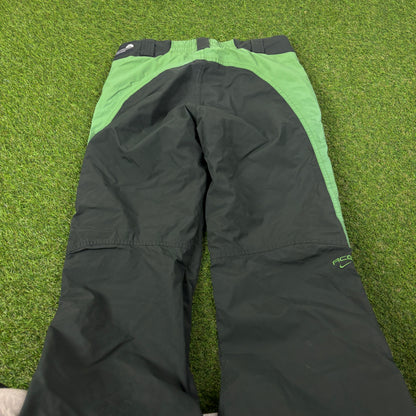 00s Nike ACG Ski Salopettes Joggers Green Small