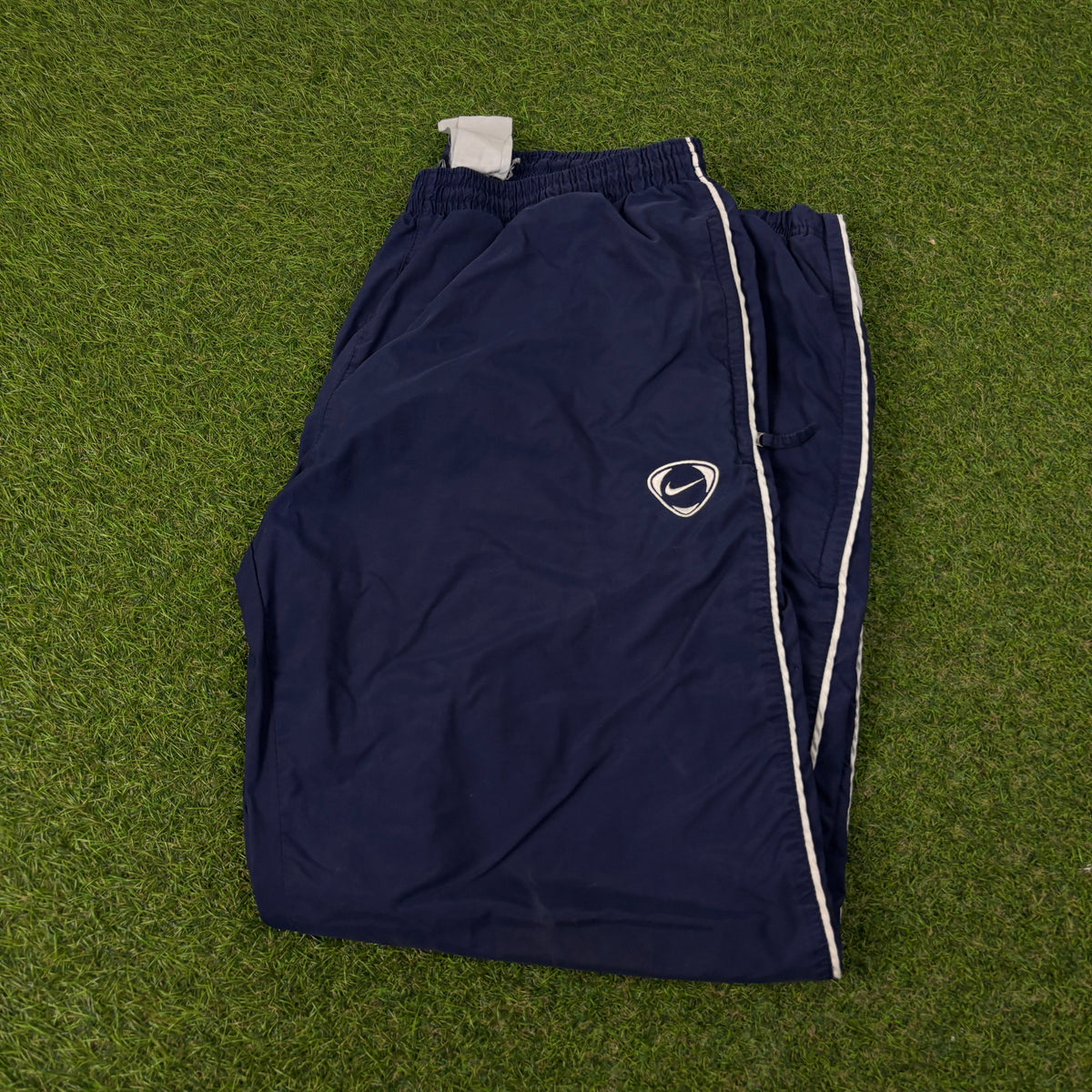 00s Nike Piping Joggers Blue Large