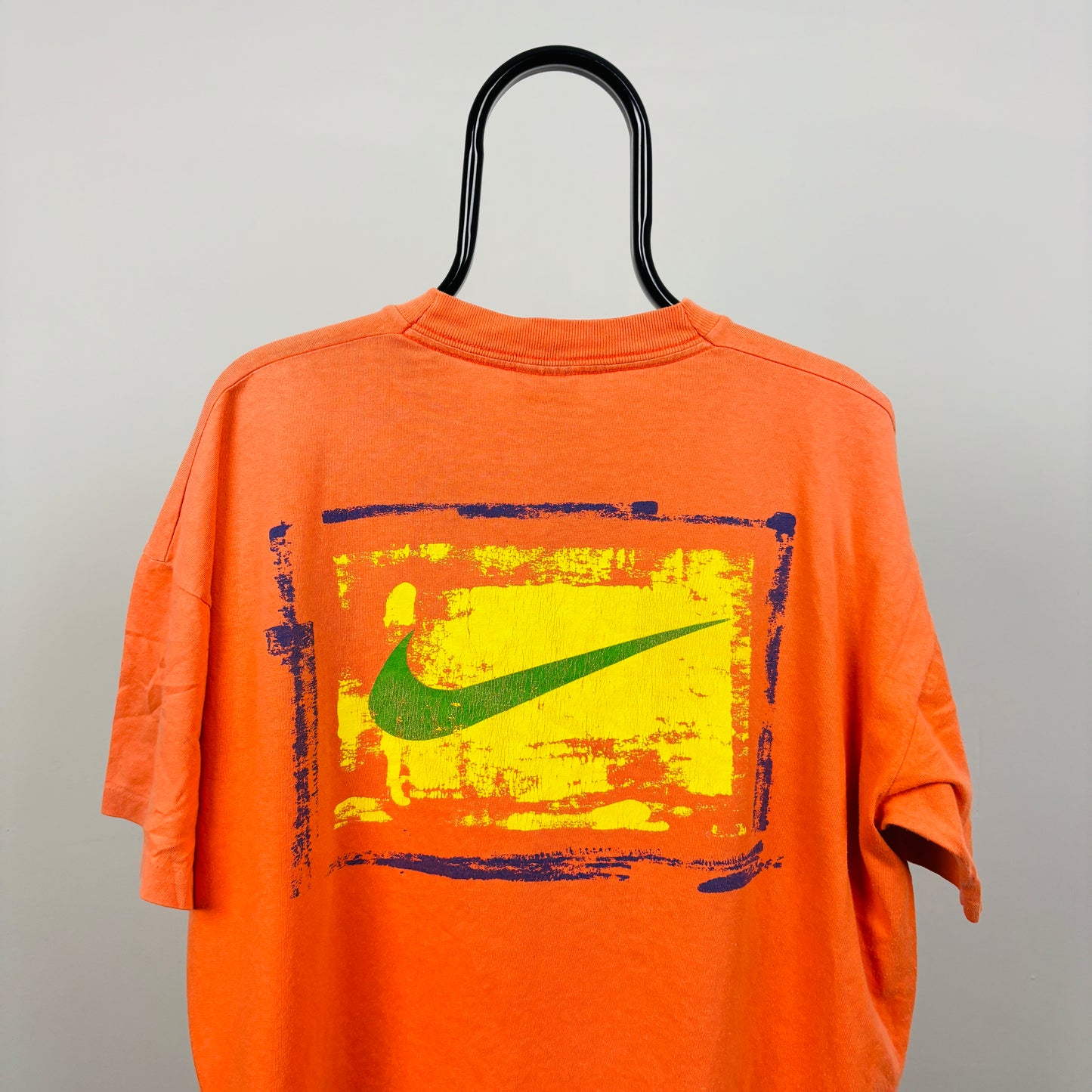 90s Nike T-Shirt Orange Large