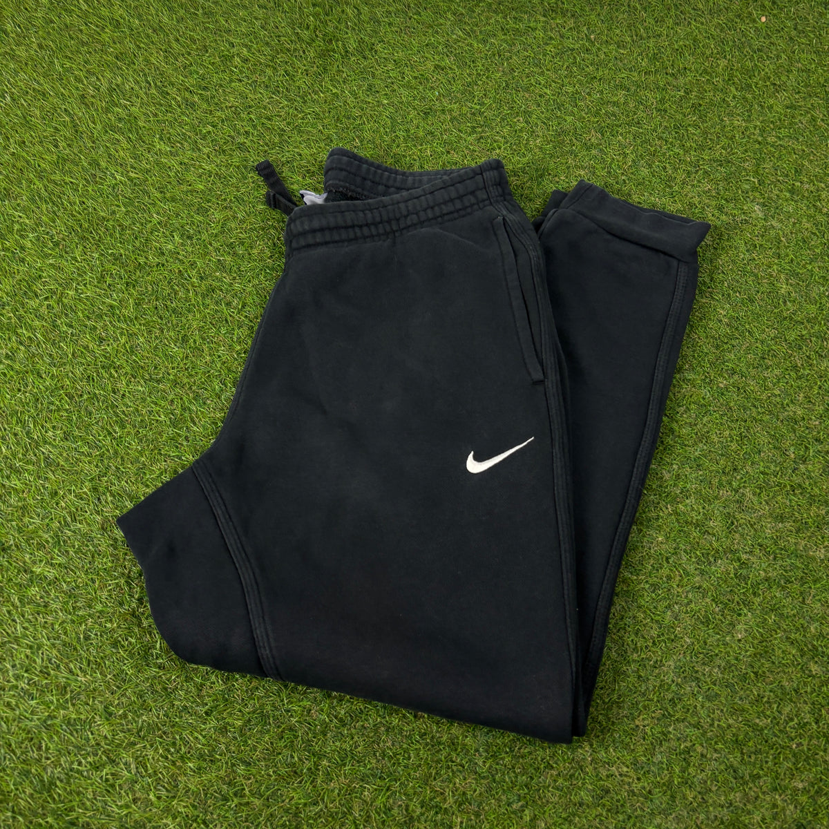 00s Nike Cotton Joggers Black Medium
