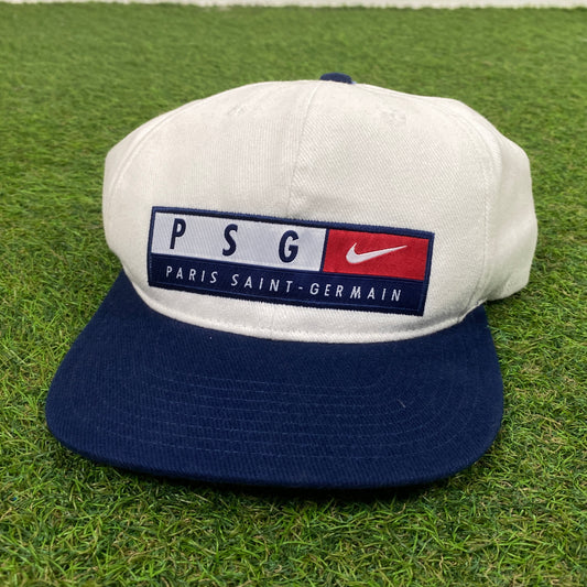 90s Nike PSG Hat White