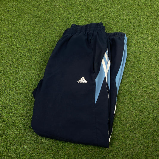 00s Adidas Piping Joggers Blue Medium