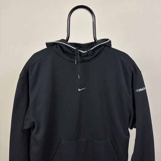 00s Nike Air Max Centre Swoosh Hoodie Black Medium