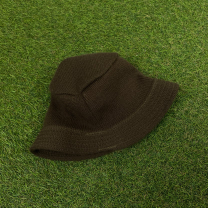 90s Nike Knit Bucket Hat Brown