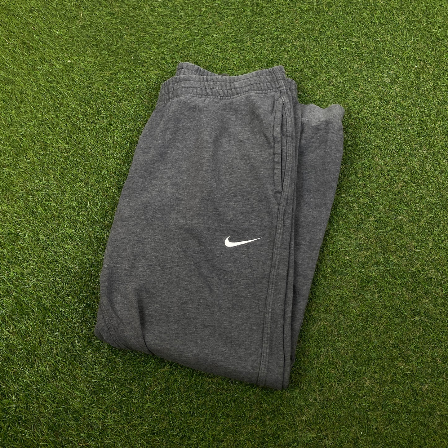 00s Nike Wide Leg Cotton Joggers Grey XL