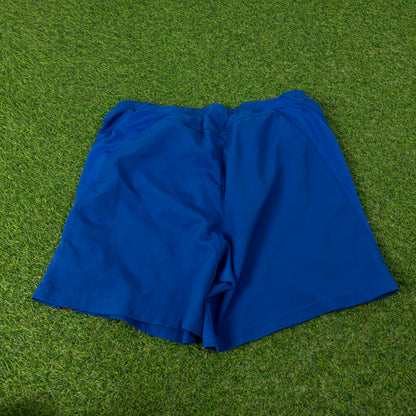 90s Nike Barcelona Football Shorts Blue Small
