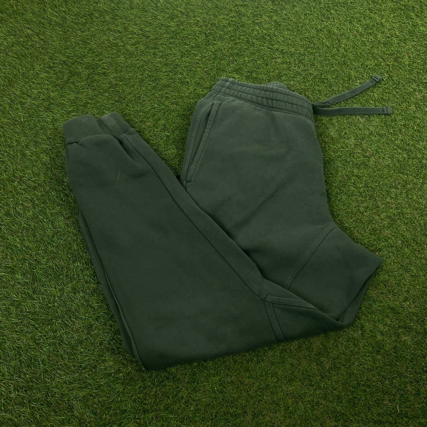 00s Nike Cotton Joggers Green Small