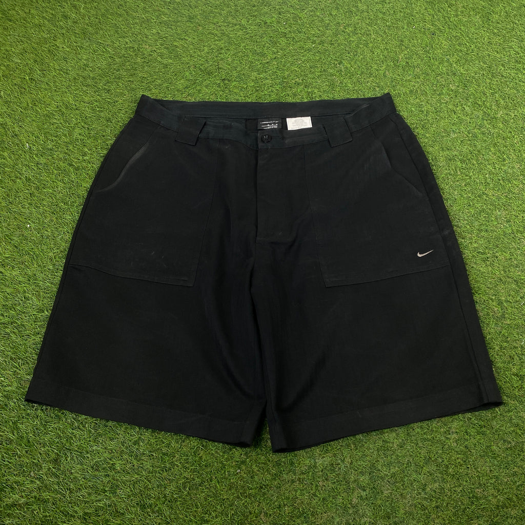 00s Nike Golf Cargo Shorts Black Large