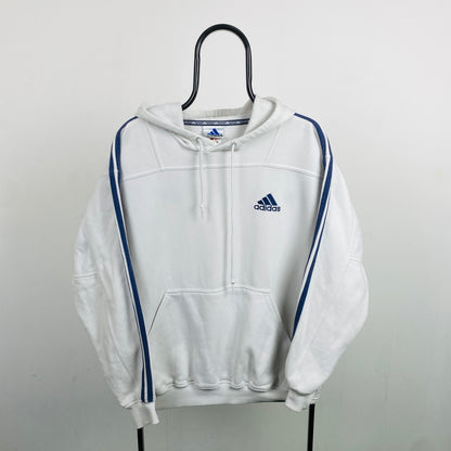 90s Adidas Hoodie White XL