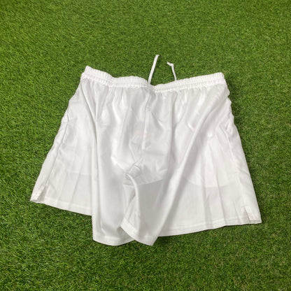 00s Nike Tennis Shorts White Large