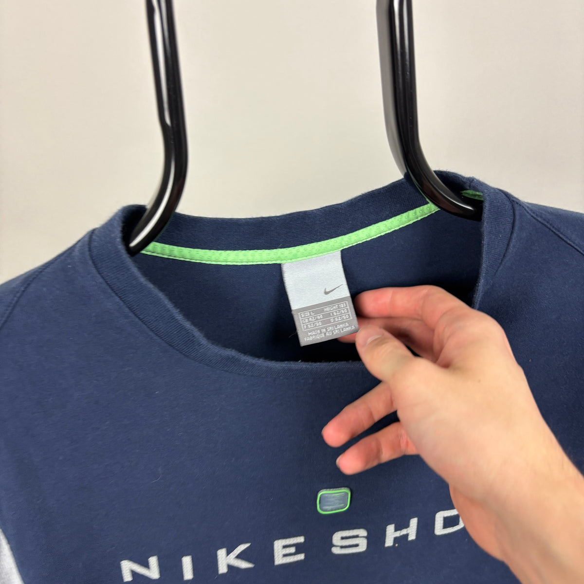 00s Nike Shox T-Shirt Blue Large