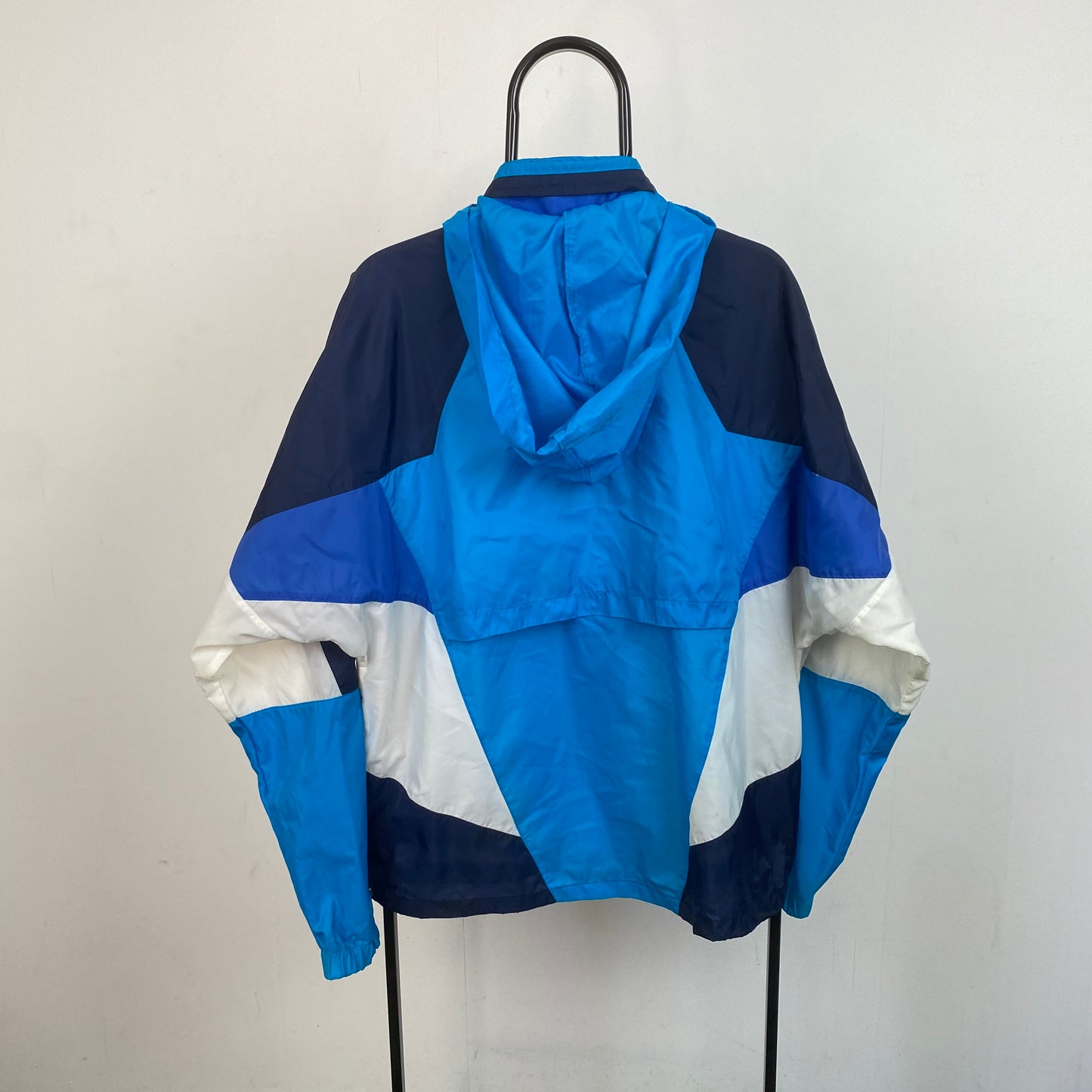 90s Nike Windbreaker Jacket Blue Large