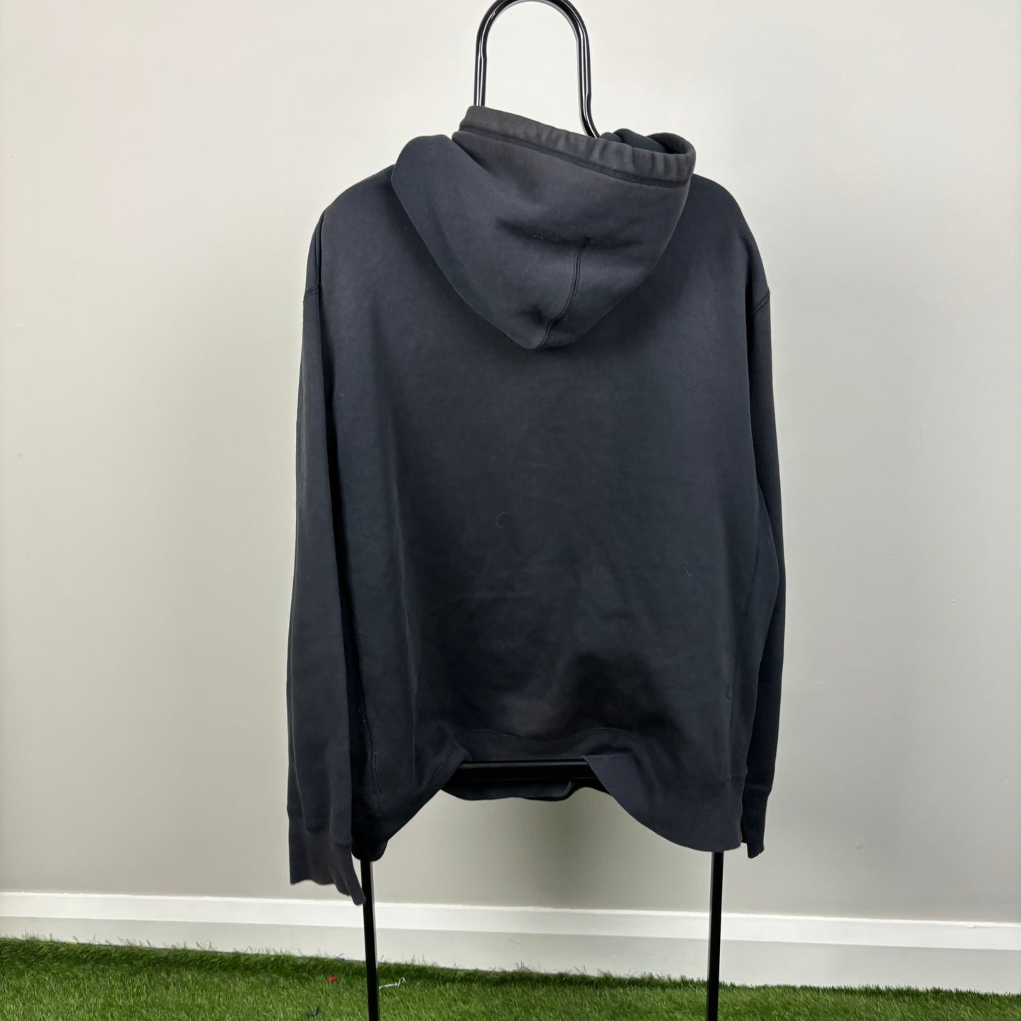00s Nike Heavyweight Hoodie Black XXL