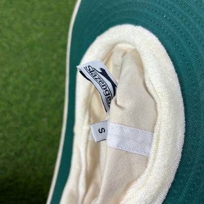 90s Slazenger Cricket Hat Cream White