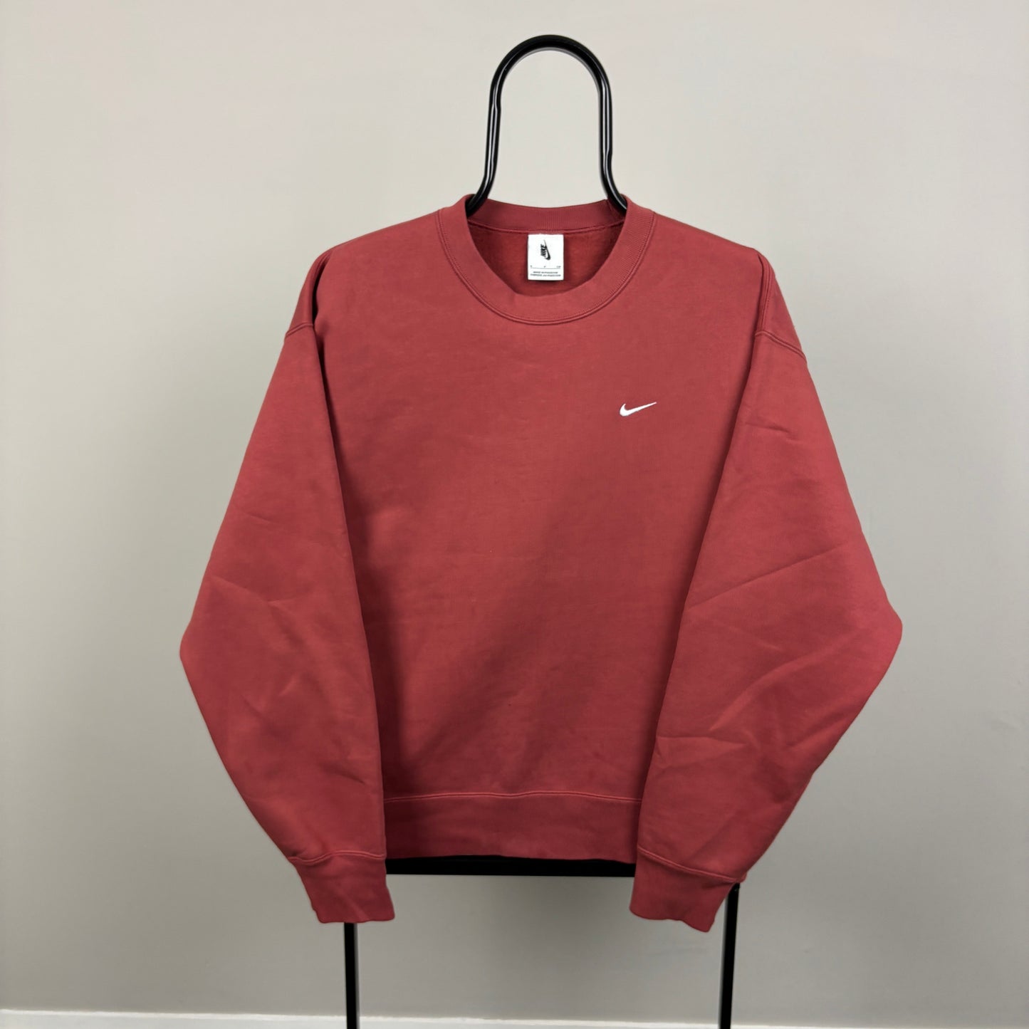 00s Nike Heavyweight Sweatshirt Red Small
