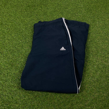 00s Adidas Piping Joggers Blue Medium