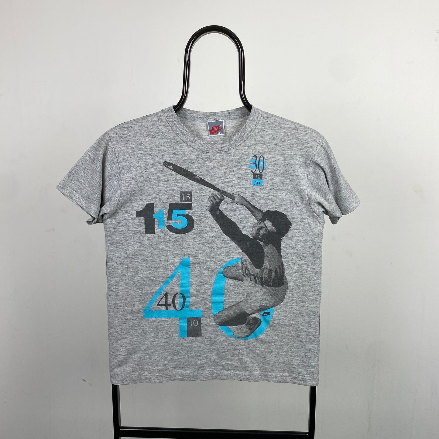 90s Nike Agassi Challenge Court T-Shirt Grey XS