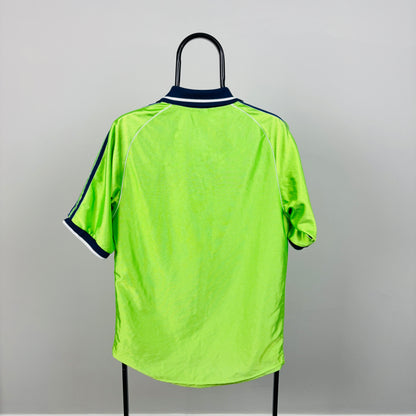90s Adidas Fulham Football Shirt T-Shirt Green Small