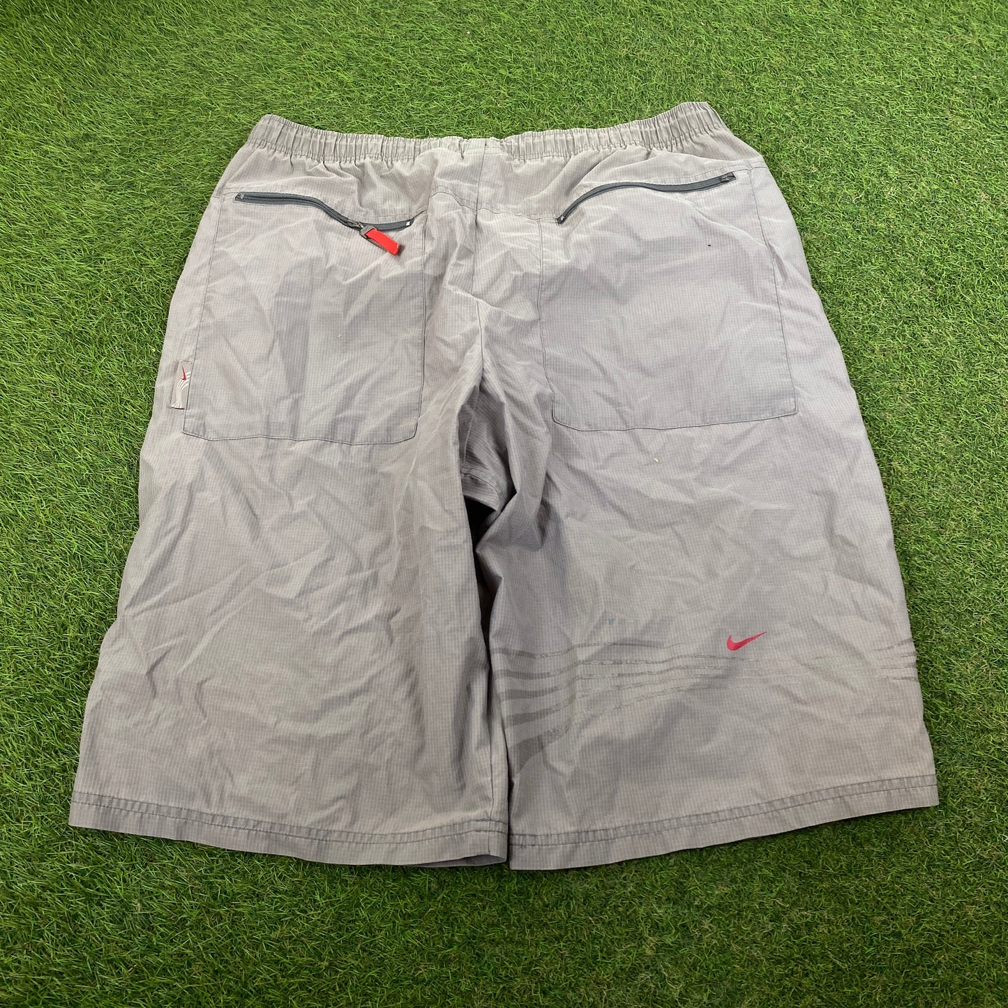 00s Nike Tn Hex Shorts Grey Large