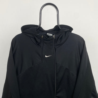 00s Nike Air Max Centre Swoosh Hoodie Black Medium