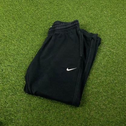 00s Nike Cotton Joggers Black Large