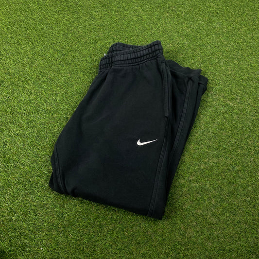 00s Nike Cotton Joggers Black Large