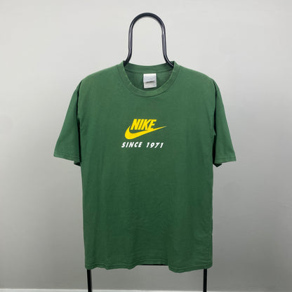 00s Nike T-Shirt Green Large