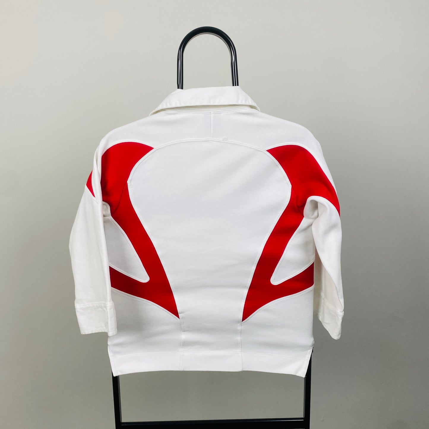 00s Nike England Rugby Sweatshirt White Womens Small