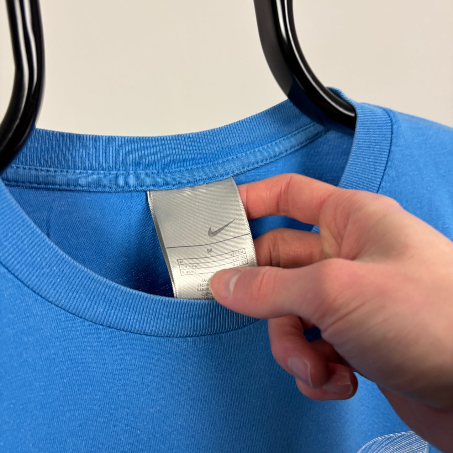 00s Nike Air Max 87 T-Shirt Blue Medium