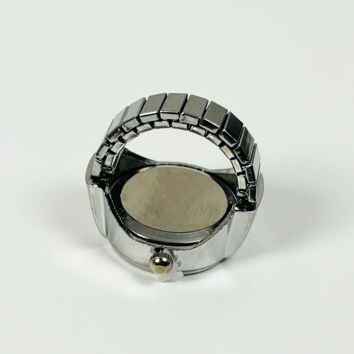 Vintage Watch Ring Sapphire Blue