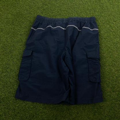 00s Nike Cargo Shorts Blue Large