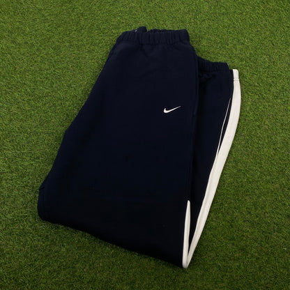 00s Nike Cotton Joggers Blue Large