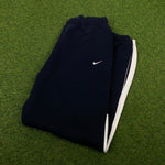 00s Nike Cotton Joggers Blue Large