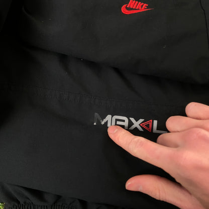 00s Nike Air Max LTD Tracksuit Jacket + Joggers Set Black Large